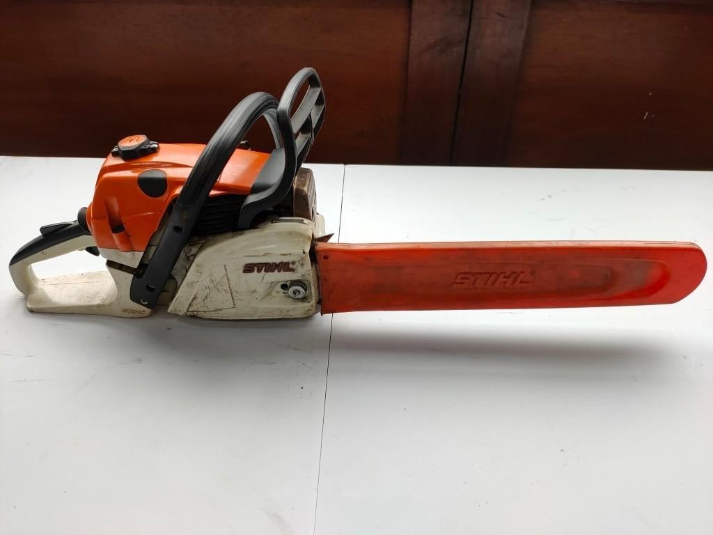 Stihl MS 241C kettingzaag blad lengte 40 cm, bouwjaar 2014, Ophalen, Gebruikt, Stihl, Overige soorten