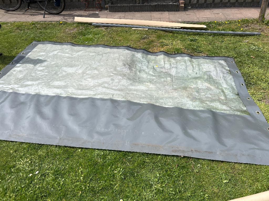 Veranda zeil, Ophalen, Gebruikt, Veranda