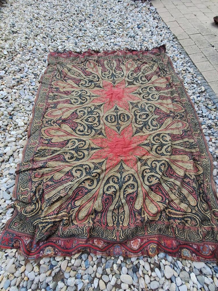 Oud worteldoek met paisley patroon, Ophalen of Verzenden