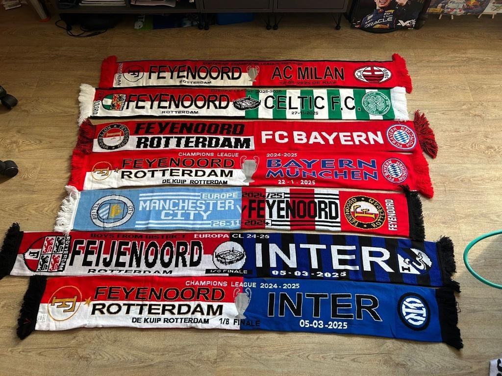 feyenoord sjaals, Ophalen of Verzenden, Zo goed als nieuw, Feyenoord, Vaantje of Sjaal