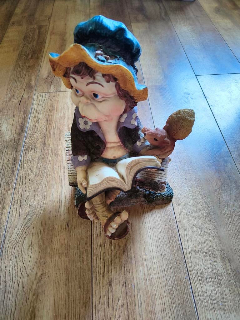 Het Volk van Laaf Efteling Lecture op Schommel Bankje, Verzamelen, Ophalen of Verzenden, Zo goed als nieuw, Beeldje of Poppetje