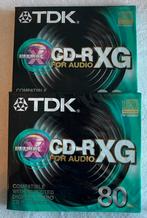 TDK CD-R XG Audio 80 min.-4 stuks-Vintage Recorders - Nieuw, 2 t/m 25 bandjes, Overige genres, Ophalen of Verzenden, Nieuw in verpakking