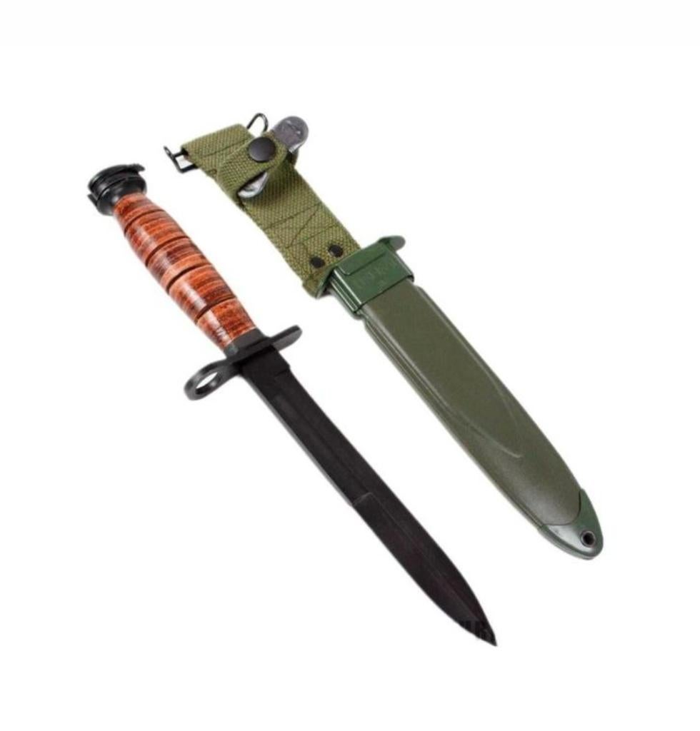 US M4 Bajonet Met Schede, Verzamelen, Militaria | Tweede Wereldoorlog, Ophalen of Verzenden, Landmacht, Amerika, Mes of Dolk