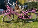 Alpina meisjesfiets 20 inch - Roze met voordrager, Ophalen, Alpina, 20 inch, Handrem