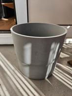 IKEA Nypon Bloempot Rond Kunststof Grijs 20x21cm, Kunststof, Gebruikt, Minder dan 30 cm, Rond