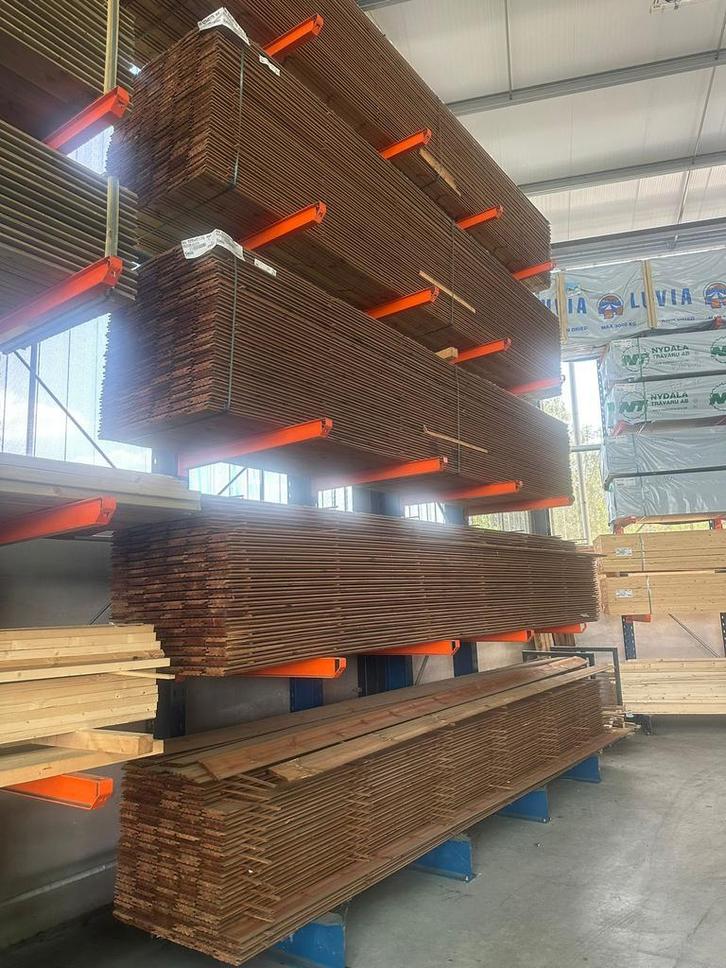 Nieuwe geimpregneerde rabbat planken, Tuin en Terras, Palen, Balken en Planken, Nieuw, Planken, Ophalen of Verzenden