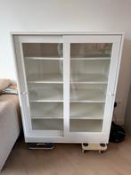 Stevige Vitrinekast - op te knappen, Huis en Inrichting, Kasten | Vitrinekasten, Ophalen, Gebruikt, 100 tot 150 cm, Glas