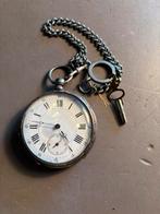 Zilveren zakhorloge., Sieraden, Tassen en Uiterlijk, Horloges | Antiek, Ophalen, Zilver, Overige merken