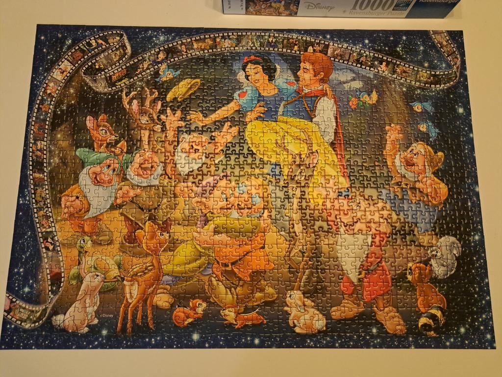 Prachtige Disney puzzel, Hobby en Vrije tijd, Denksport en Puzzels, Ophalen of Verzenden, 500 t/m 1500 stukjes, Zo goed als nieuw