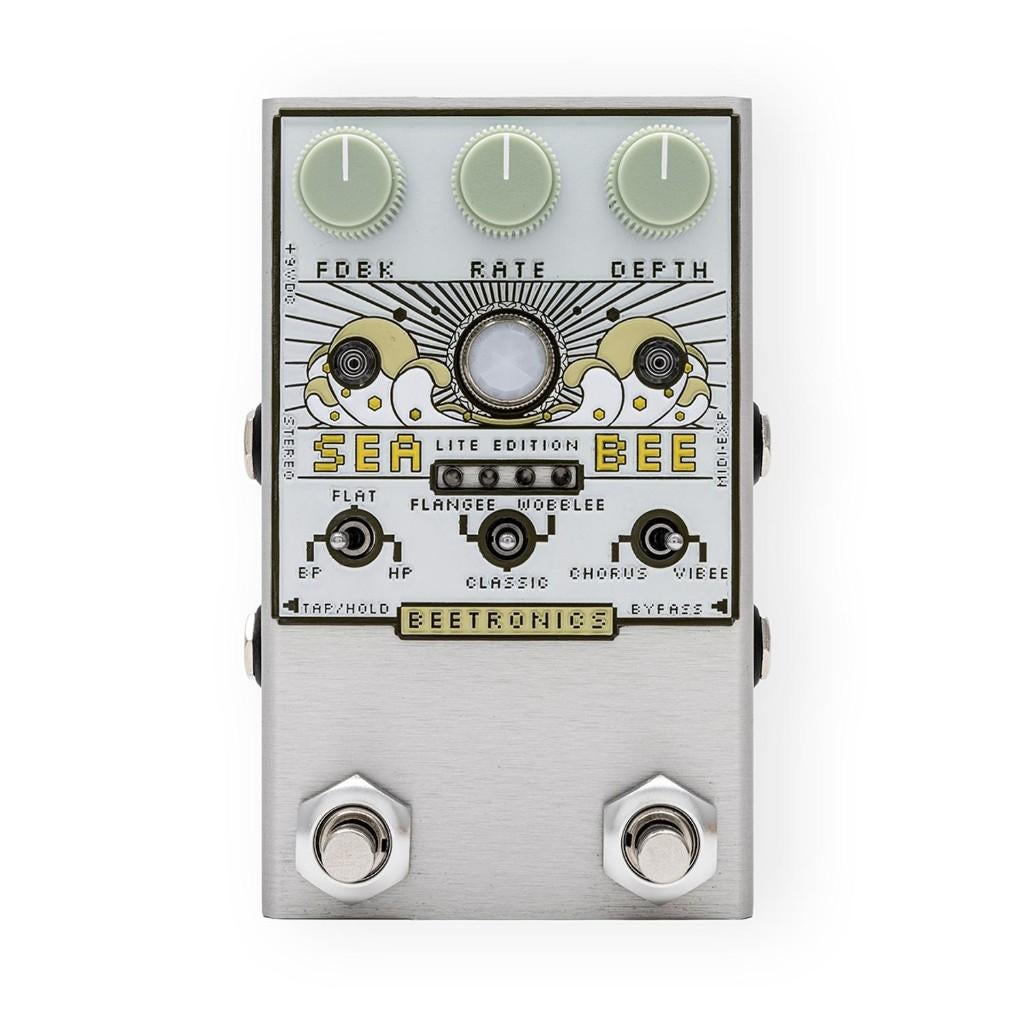 Beetronics Seabee Lite Cream Harmochorus effectpedaal, ., Chorus, Nieuw, Ophalen of Verzenden