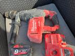 Milwaukee M18 CHM SDS-max Boor- en Breekhamer 9.0AH, Boor- en/of Breekhamer, Ophalen of Verzenden, Klopboormechanisme, Gebruikt