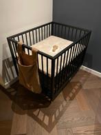 Bopita box Cloë zwart met gouden poten, Kinderen en Baby's, Boxen, Ophalen, Zo goed als nieuw, Rechthoekig, In hoogte verstelbaar