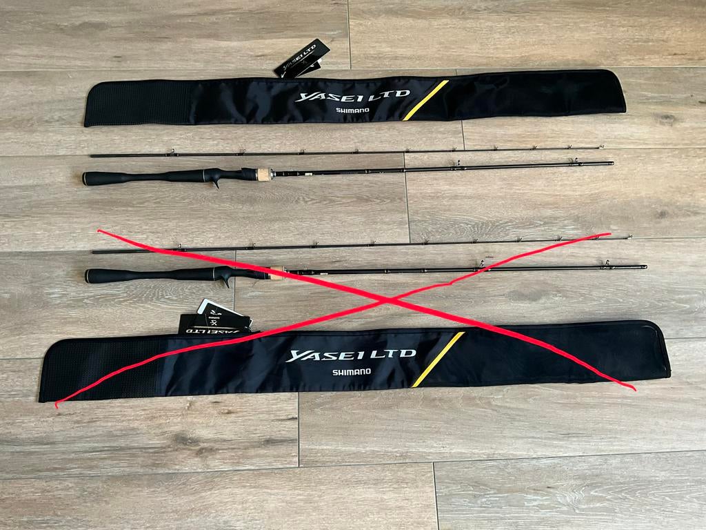 1 nieuwe Shimano yasei Ltd baitcaster 205 cm / 3,5 - 10 gram, Watersport en Boten, Ophalen of Verzenden, Nieuw, Werphengel