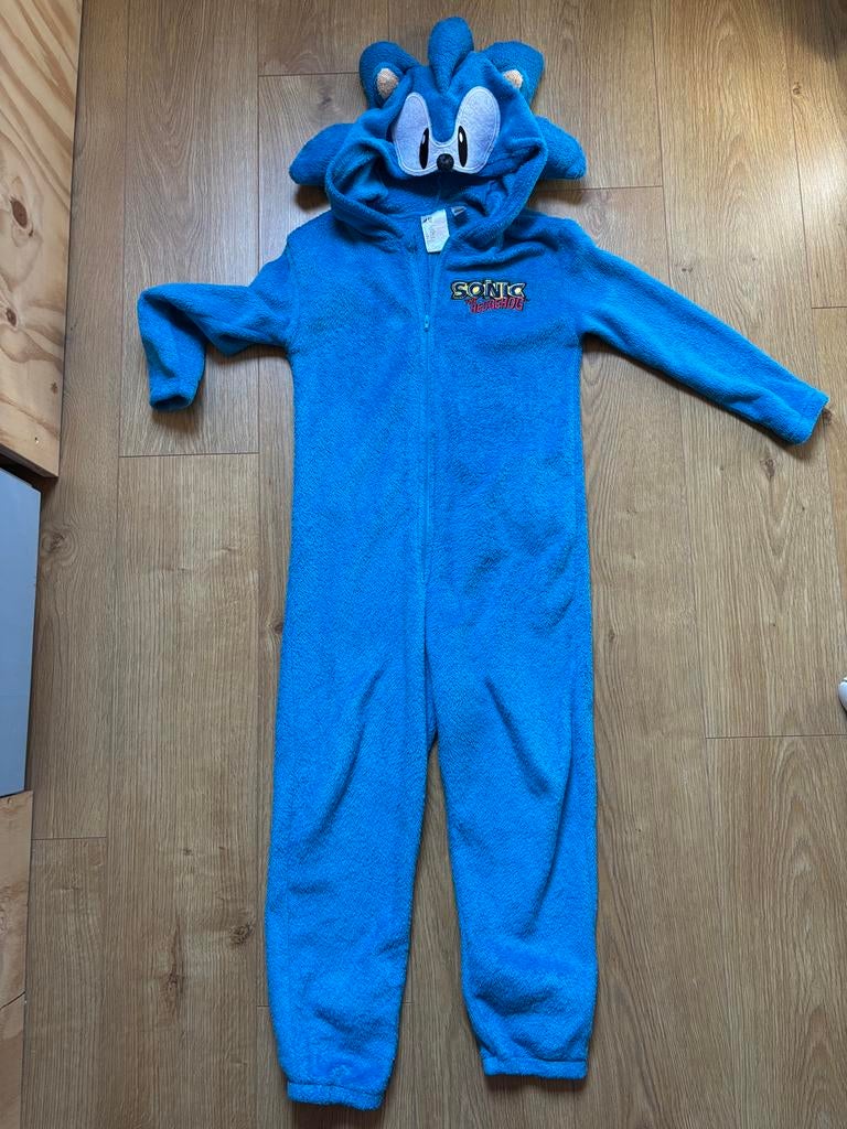 Sonic onesie  H&M maat 134 / 140, Ophalen of Verzenden, 134 t/m 140, Jongen of Meisje