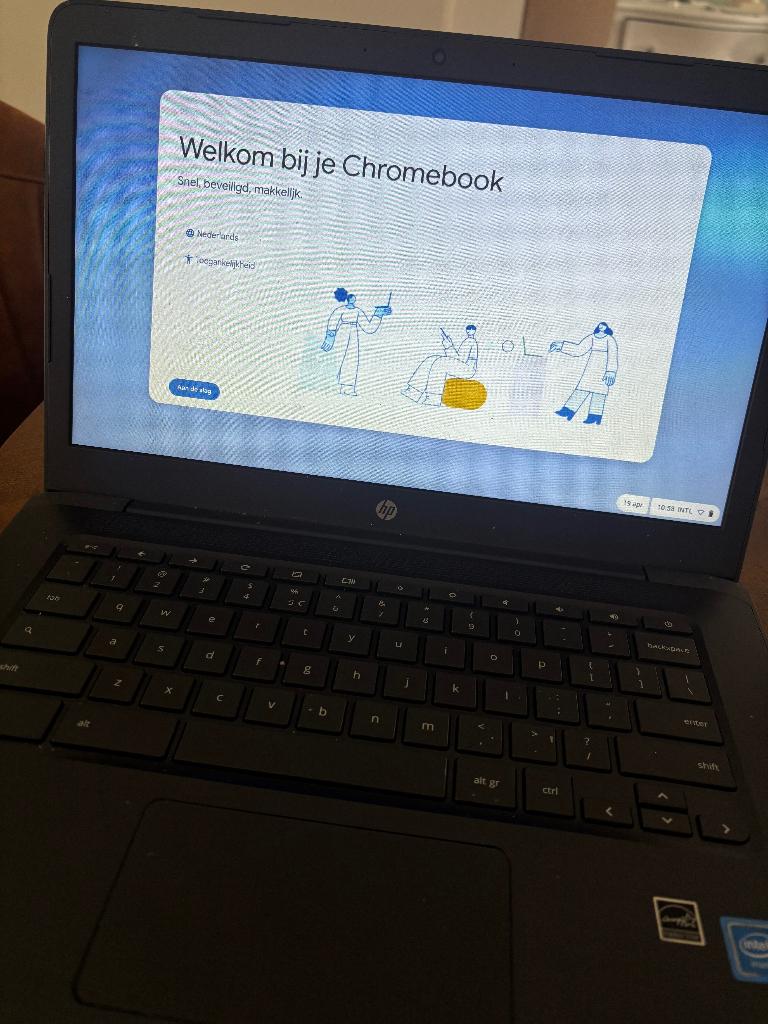 HP Chromebook 14 G5 3GJ77EA met oplader, Ophalen, 14 inch, Qwerty, HP