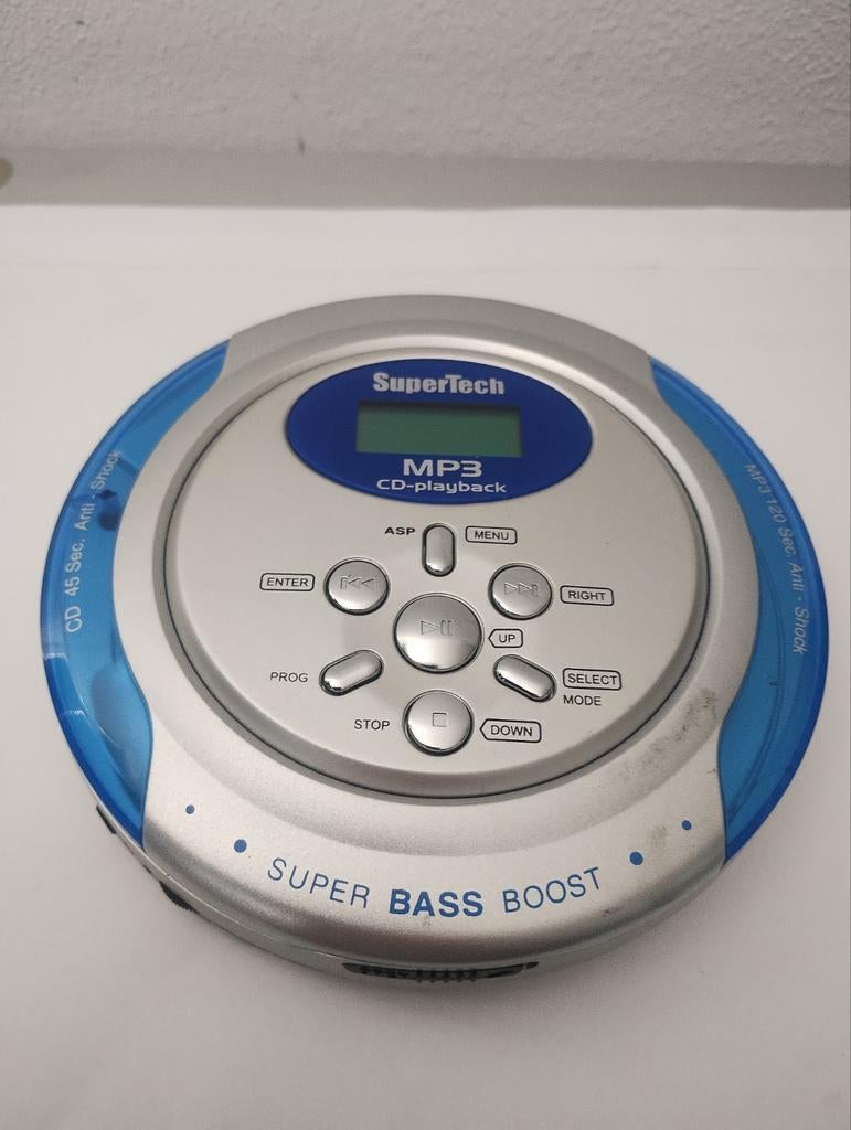 Supertech mp3 discman, Audio, Tv en Foto, Walkmans, Discmans en Minidiscspelers, Verzenden, Discman
