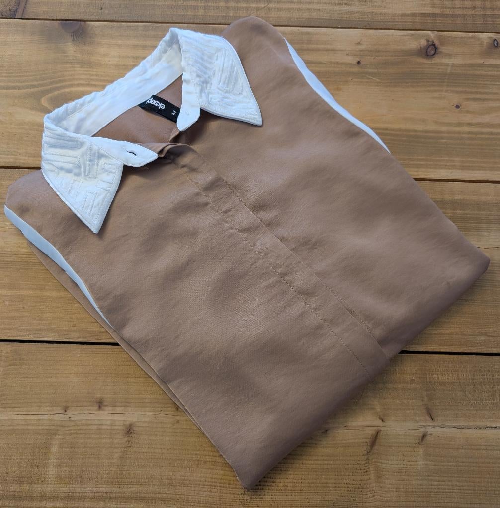 Shoeby Eksept Blouse Maat M, Ophalen of Verzenden, Zo goed als nieuw, Maat 38/40 (M), Beige