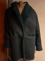 Lammycoat  maat m turquoise zgan, Maat 38/40 (M), F, Lammy coat, Blauw