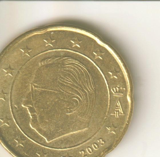20 cent 2003 belgie, Postzegels en Munten, Munten | Europa | Euromunten, Verzenden, België, 20 cent