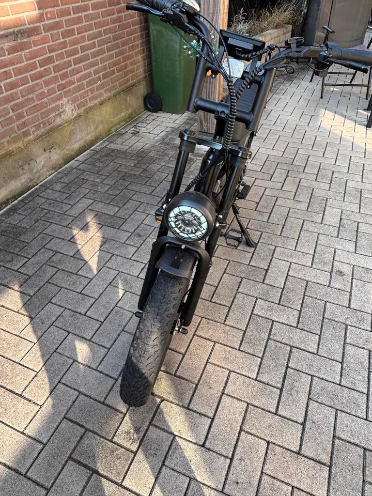 Fatbike met achterzitje, Zo goed als nieuw, Minder dan 47 cm, 30 tot 50 km per accu, Ophalen