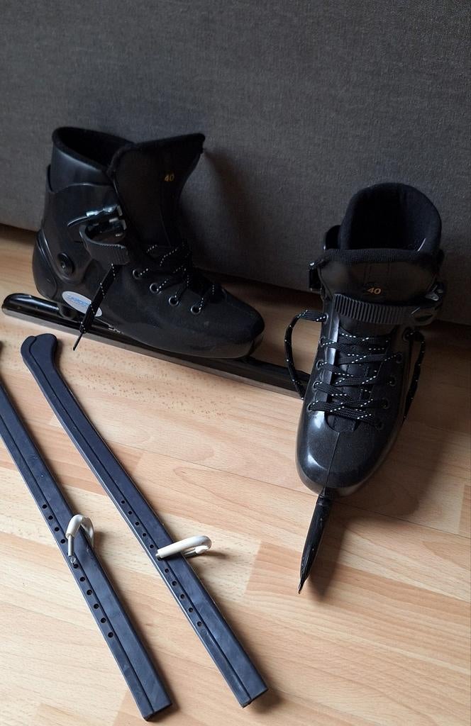Combinoren Zandstra maat 40, Sport en Fitness, Schaatsen, Zandstra, Combinoren, Ophalen of Verzenden, Zo goed als nieuw