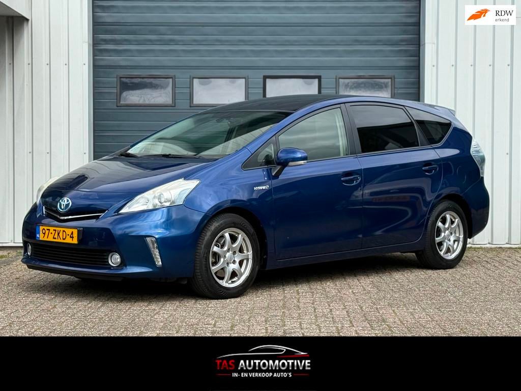 Toyota Prius Wagon 1.8 Aspiration 96g 7p. PANO/CLIMA/CRUISE, Auto's, Toyota, Euro 5, 4 cilinders, Blauw, 7 stoelen