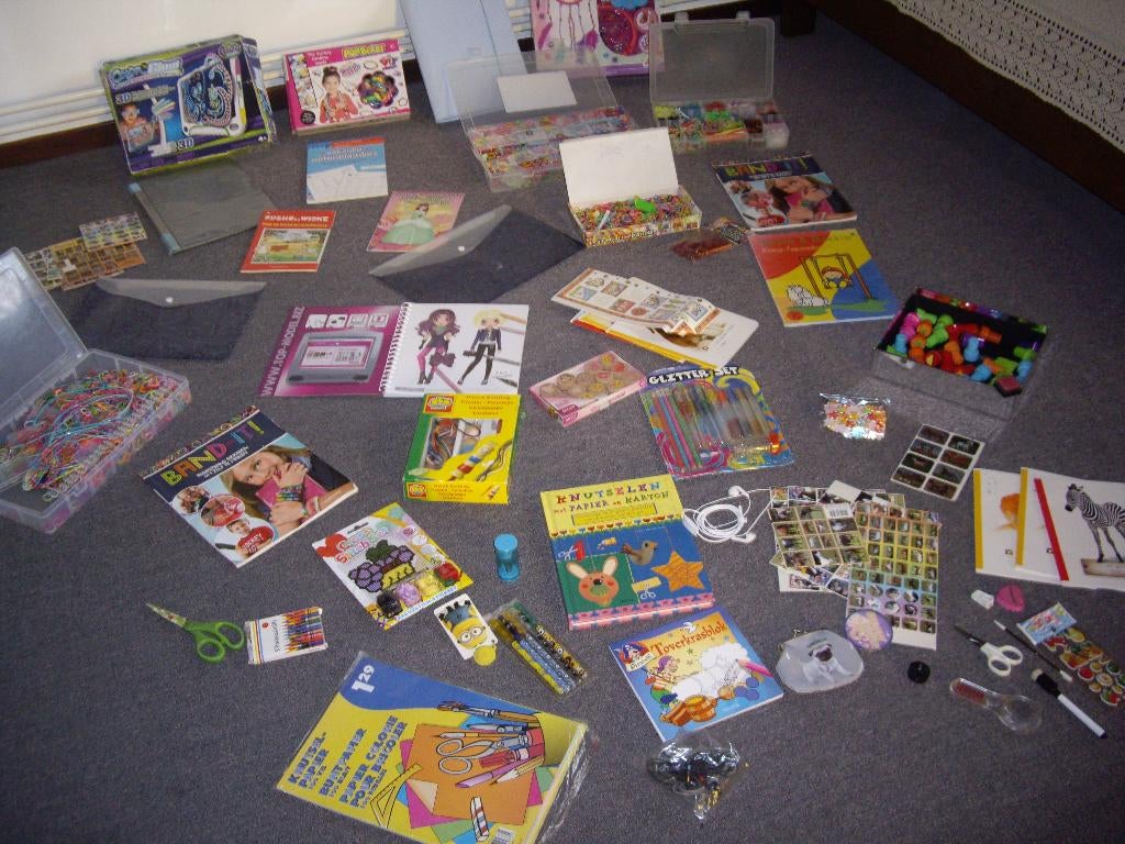 bananen doos knutsel spullen voor kinderen, Ophalen, Knutselen