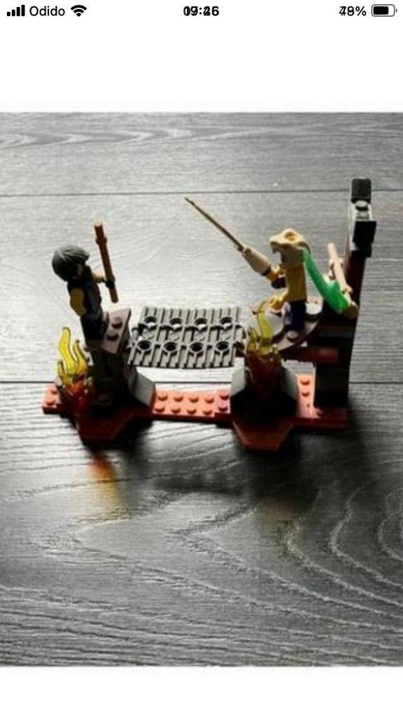 Lego ninjago lavastroom set num 70753, Ophalen of Verzenden, Zo goed als nieuw
