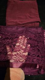 saree/sari, Maat 38/40 (M), Overige typen, Paars, Nieuw