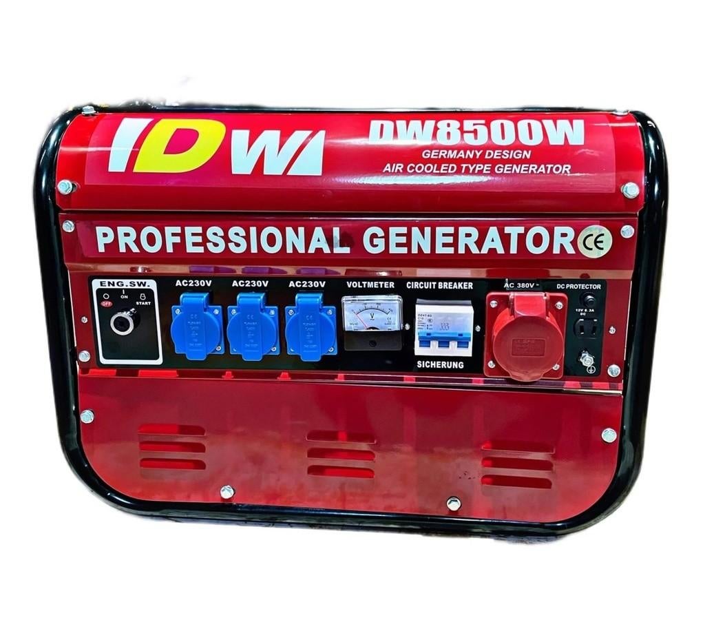 Aggregaat IDW DW8500W (nieuw in de doos), Doe-het-zelf en Verbouw, Motoren, Ophalen, Nieuw, Elektromotor, 1800 rpm of meer