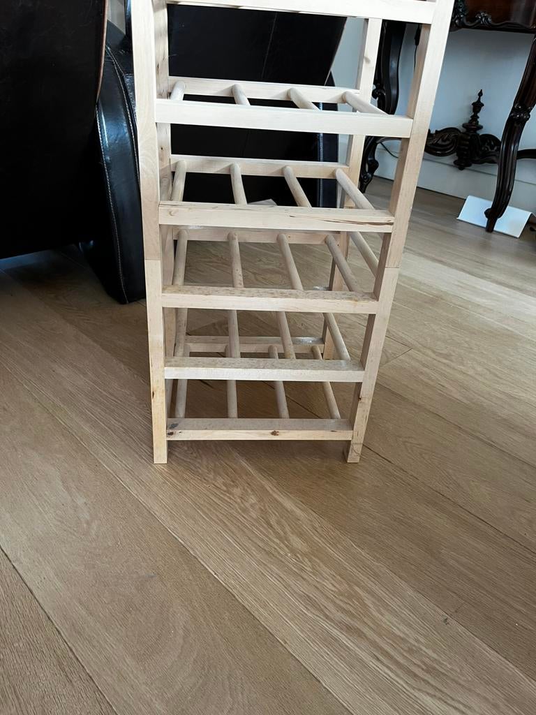 2 gestapelde wijnrekken ikea, Ophalen, Zo goed als nieuw, Minder dan 50 cm