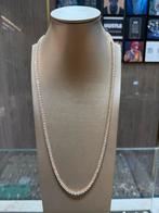 14KT Goud - Tennis Ketting -41CT LabDiamanten-Collier-Unisex, Ophalen, Nieuw, Goud