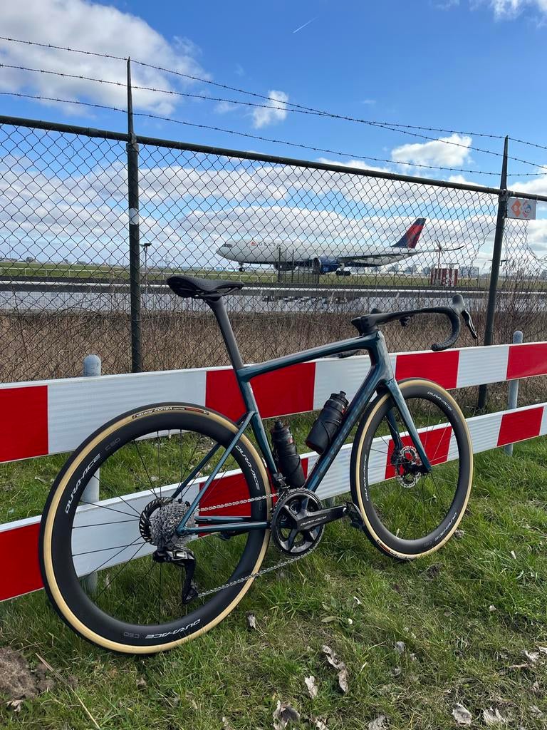 Shimano c50 Dura Ace wielset WH-R9270-C50-TL, 28 inch, Gebruikt, Carbon, Heren