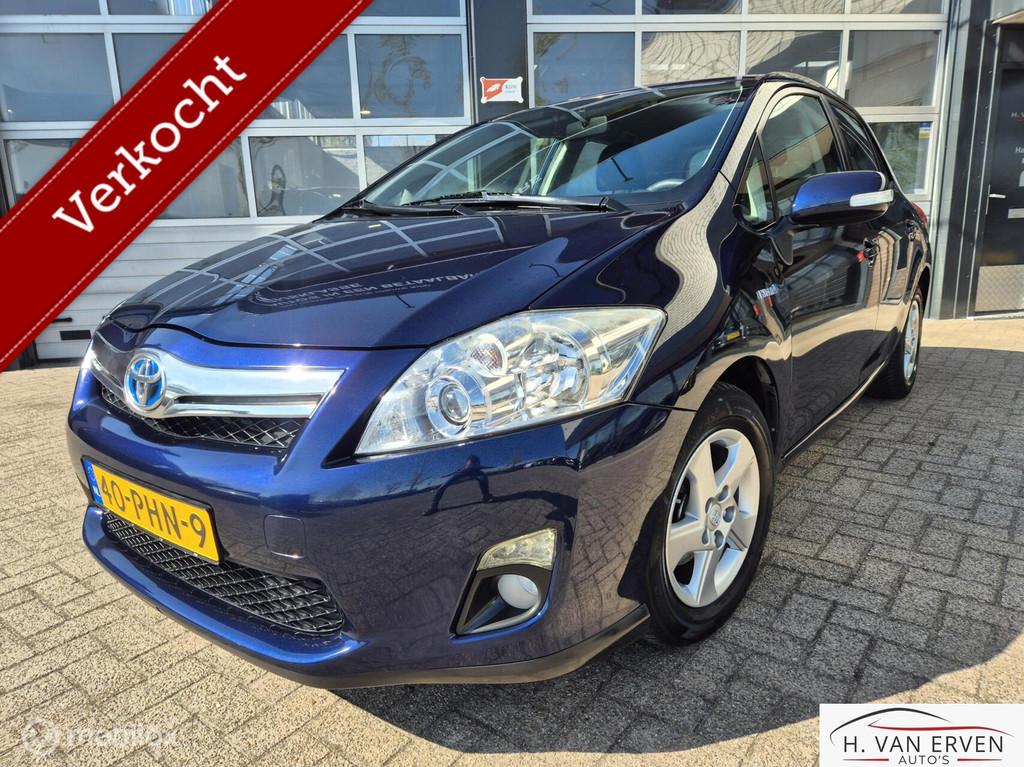 Toyota Auris 1.8 Full Hybrid Aspiration CRUISE PDC NAP, Auto's, Euro 5, 136 pk, 4 cilinders, Blauw