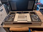 Complete DJ-set – 2x CDJ + Behringer mixer in flightcase, Ophalen, Gebruikt, Dj-set, Behringer