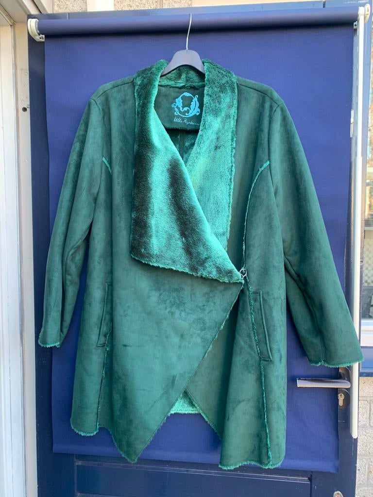 Dames Lammy coat , mt 50/52 , nw, Ophalen of Verzenden, Nieuw, Groen, Jas of Mantel