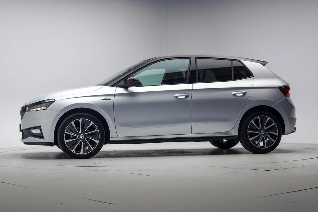 Skoda Fabia 1.0 TSI Monte Carlo 5-drs [ Pano Navi Apple/Andr, 95 pk, Bedrijf, Handgeschakeld, Zilver of Grijs