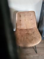4 nette cognac eetkamerstoen, Huis en Inrichting, Stoelen, Ophalen of Verzenden, Zo goed als nieuw, Bruin