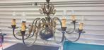 kroonluchter antiek , geheel messing met vissen, Ophalen of Verzenden, 'T Olde Gre-j, Info@toldegrej.nl, Endepoelstraat 20f Didam