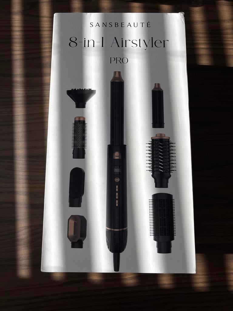 Sansbeauté 8-in-1 Airstyler PRO - Nieuw in doos, Ophalen of Verzenden, Zo goed als nieuw, Haarverzorging