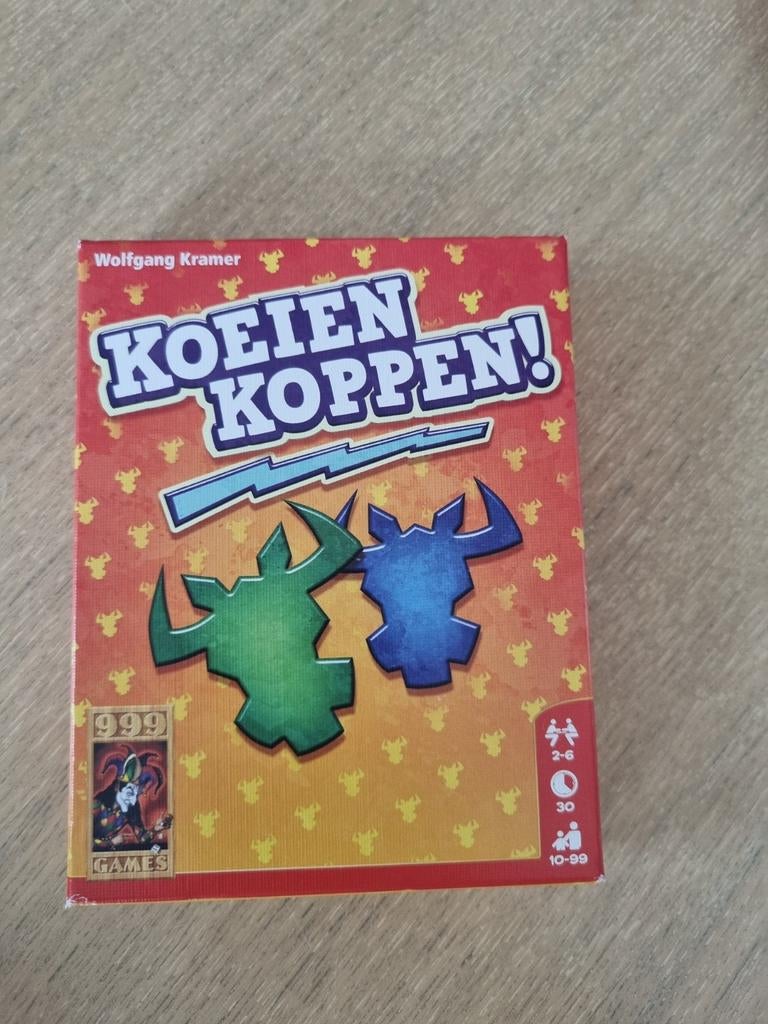 Koeien Koppen! Leuk familiespel - Zo goed als nieuw, Vijf spelers of meer, Ophalen, Zo goed als nieuw, 999 Games