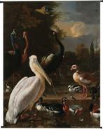 Wandkleed drijvend veertje, Ophalen of Verzenden, Zo goed als nieuw