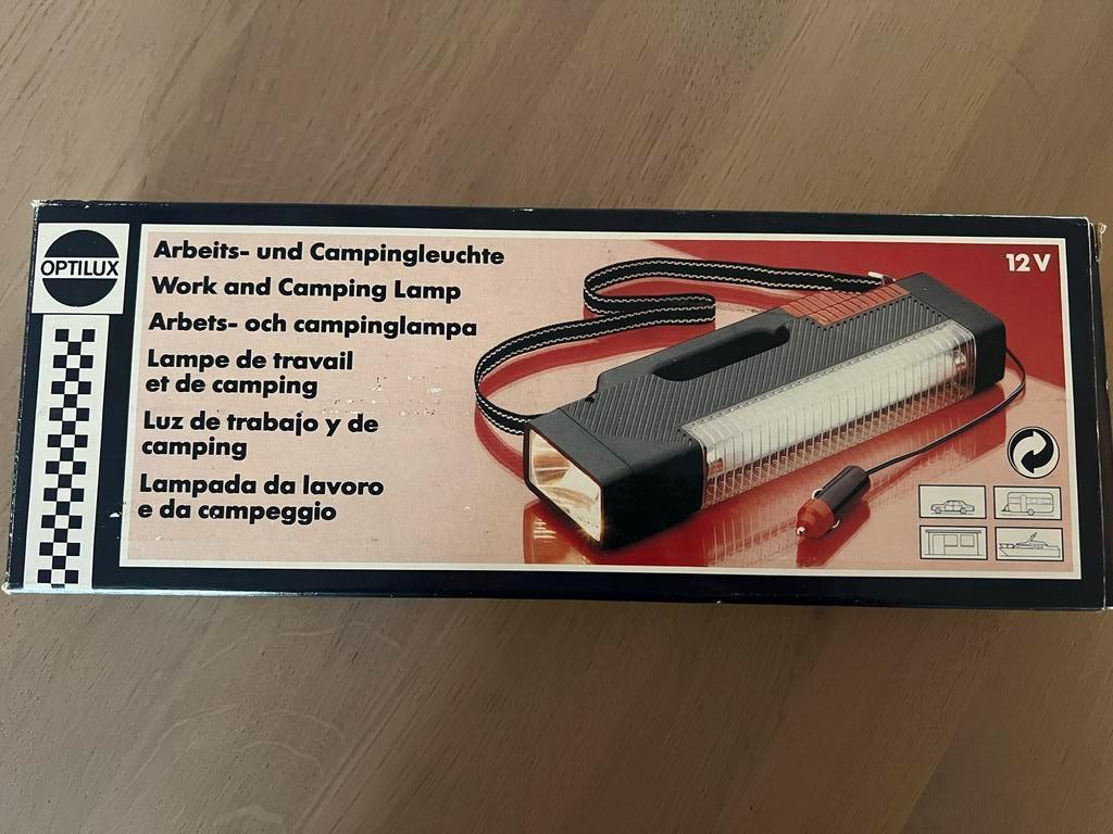 Optilux campinglamp 12V, Ophalen of Verzenden, Nieuw, Batterij