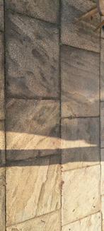 Tuintegels met reliëf - Mooie sierbestrating, Tuin en Terras, Tegels en Klinkers, Ophalen, Gebruikt, Minder dan 5 m², Beton