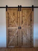 Barndeuren voor inloopkast, Doe-het-zelf en Verbouw, Deuren en Horren, Ophalen of Verzenden, 120 cm of meer, Binnendeur, 215 cm of meer