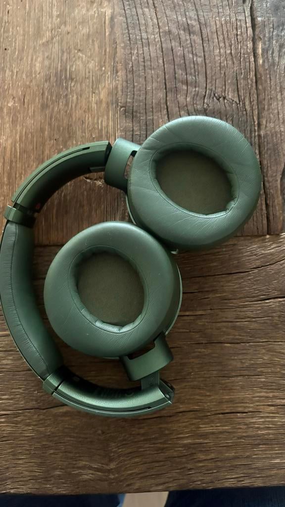 Sony MDR XB950N1 Draadloze Koptelefoon Groen - Zo goed als n, Ophalen of Verzenden, Zo goed als nieuw, Over oor (circumaural)