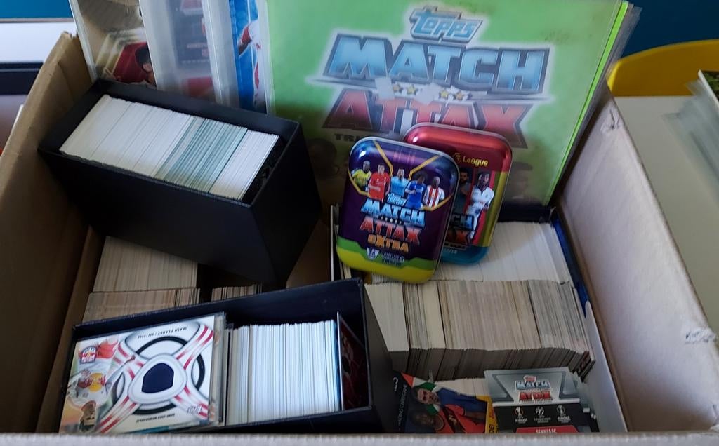 Grote verzameling Panini / Topps voetbalplaatjes, Ophalen of Verzenden, Zo goed als nieuw, Meerdere kaarten