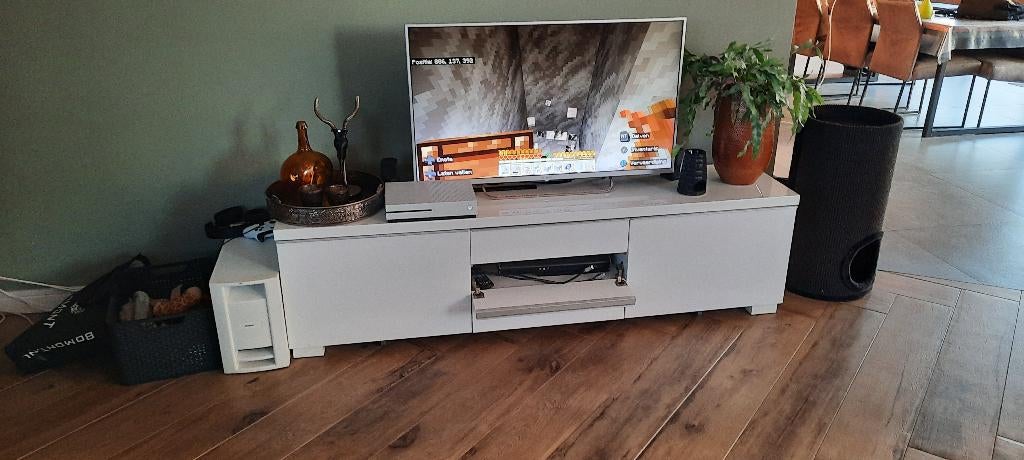 TV-meubel; het bekende model met lades en klepjes, Ophalen, Gebruikt, Modern, tijdloos, 150 tot 200 cm
