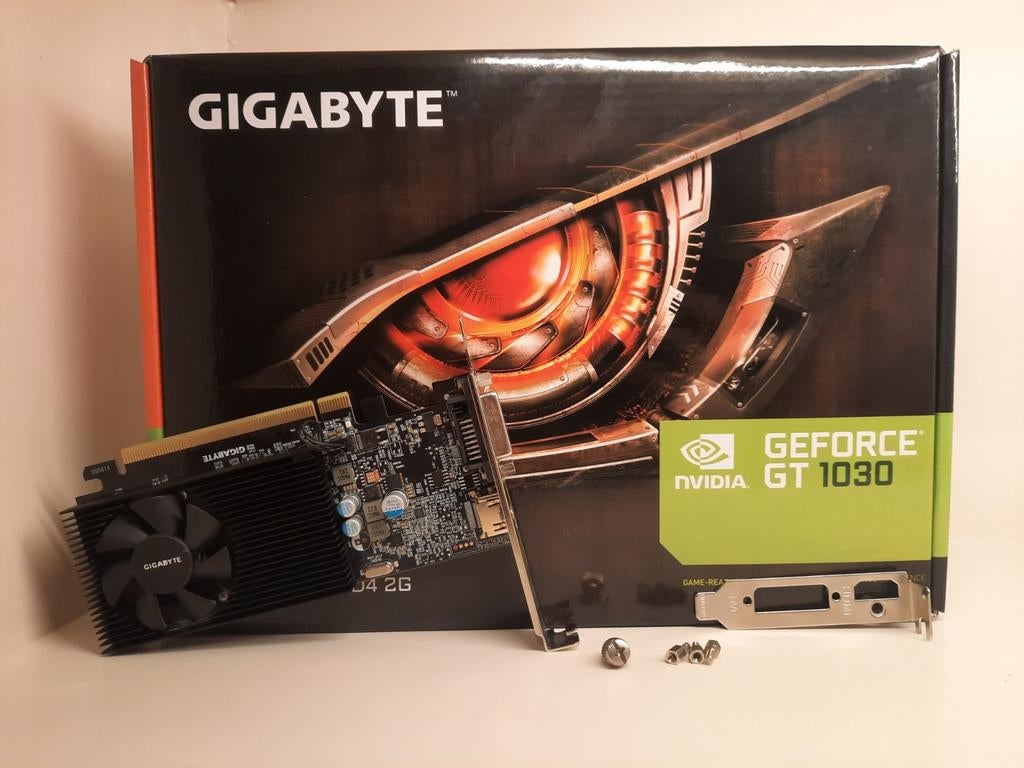 GT 1030 2GB 4D – werkt perfect – low profile, Computers en Software, Videokaarten, Ophalen, PCI-Express 3, HDMI, GDDR4