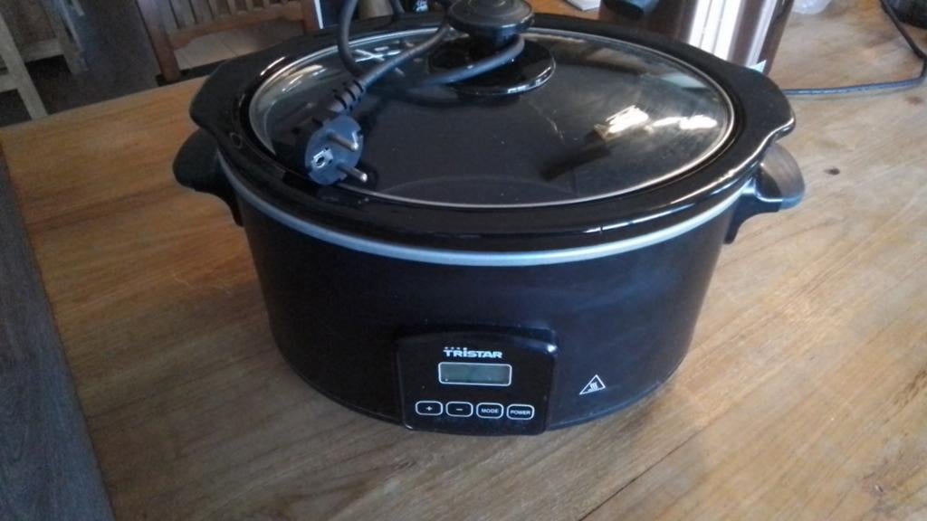 Tristar Slowcooker met Timer - Zwart, Ophalen of Verzenden